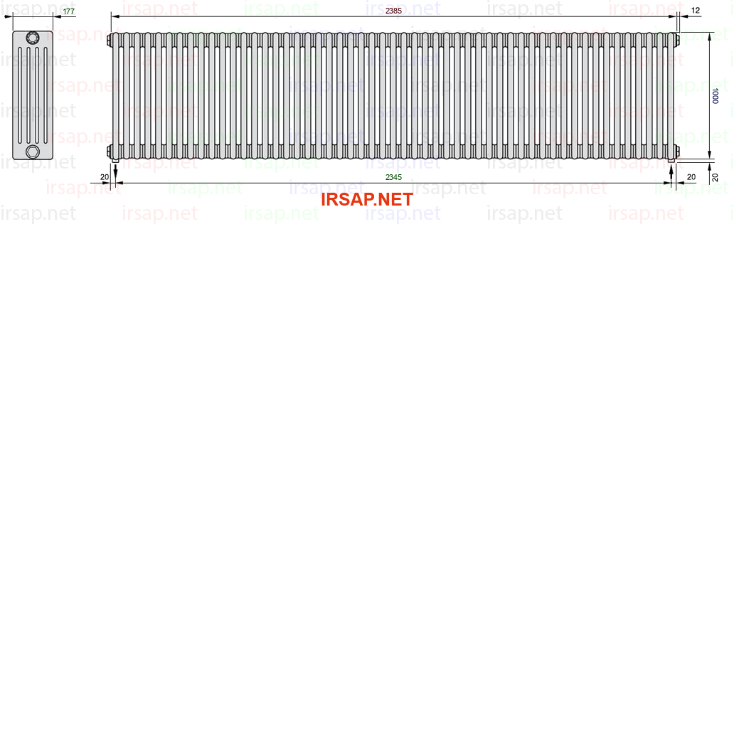 Радиатор IRSAP Tesi 51000/53 T16 CL 01